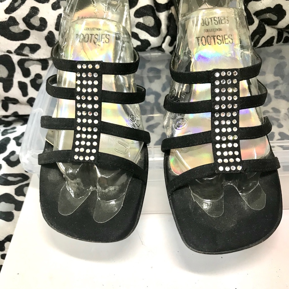 Strappy Rhinestone Heels - Picture 2 of 6